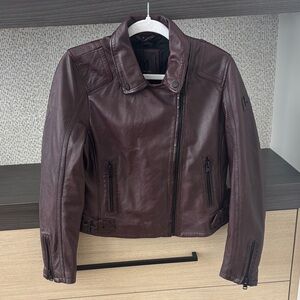 Mauritius Crop Moto Jacket